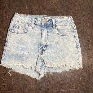 High rise Jean shorts